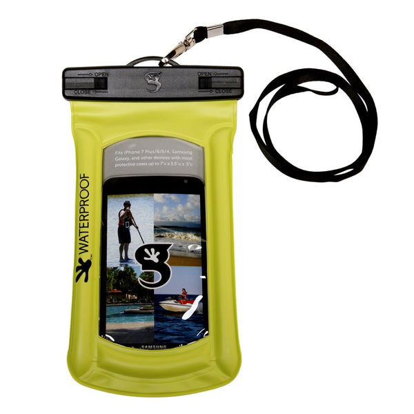Gecko Brands Float Large Phone Dry Bag/Green