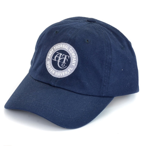 ATCo Round Logo Twill Cap Navy