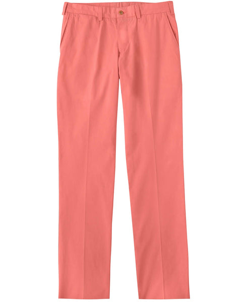 Bill's Khakis Men's M3 Tropical Poplin Straight Fit Pants/Coral