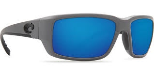 Costa Del Mar Fantail Sunglasses - Matte Gray/Blue Mirror 580G
