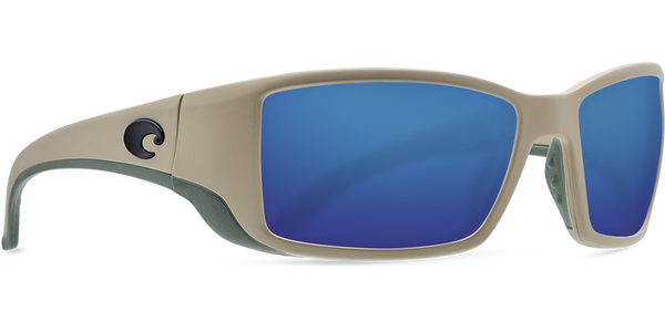 Costa Del Mar Blackfin Sunglasses - Matte Sand/Blue Mirror 580P