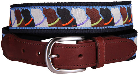 Belted Cow Co. Men's Who Wants Treats on Navy Belt