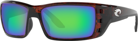 Costa Del Mar Permit Sunglasses - Tortoise / Green Mirror 580P