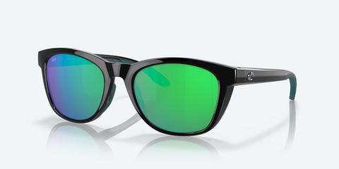 Costa Del Mar Aleta Sunglasses - Black/Green Mirror 580P
