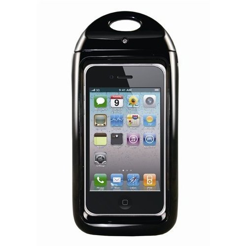 Aryca Wave Waterproof Phone Case - Black/iPhones (3G, 3GS, & 4) - iPod Touch (2nd & 3rd Gen)