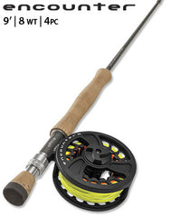 ロッド ORVIS 908-4pc ORVIS 908-4pc Orvis Encounter 908-4 8-Weight Fly Rod Outfit - Andy Thornal