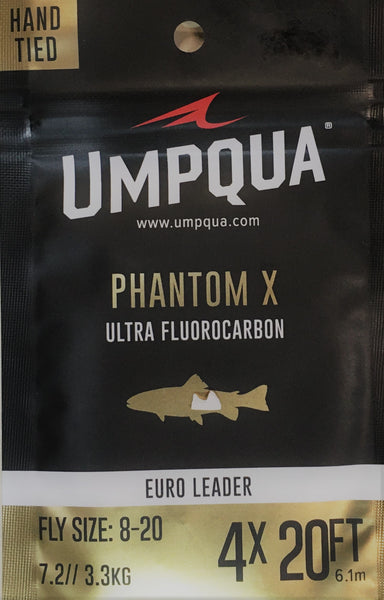 Umpqua Phantom X Euro Leader 4X 20ft