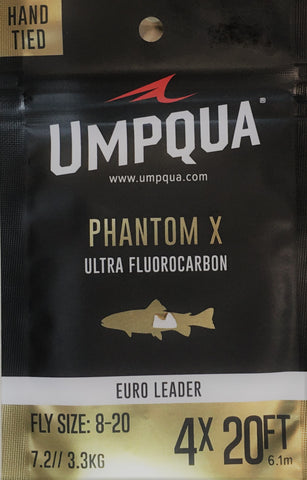 Umpqua Phantom X Euro Leader 4X 20ft