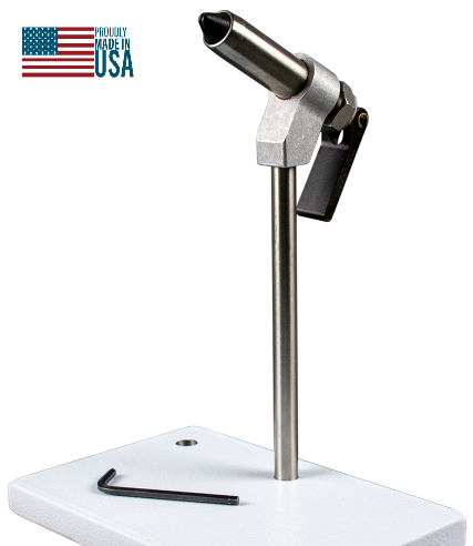 Peak Non-Rotary Fly Tying Vise with Pedestal Base