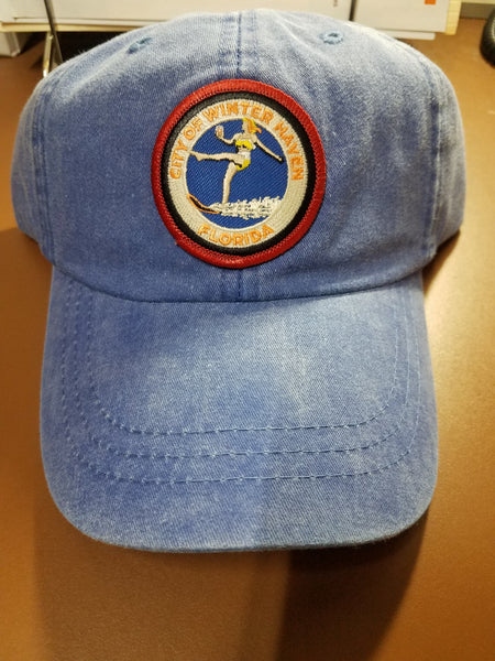 Winter Haven Apparel Patch Logo Hat -Blue