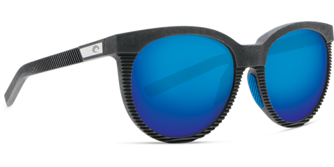 Costa Del Mar Victoria Sunglasses - Net Gray w/Blue Rubber/Blue Mirror 580G