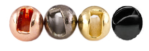 Hareline Slotted Tungsten Bead Heads 2.3mm 3/32