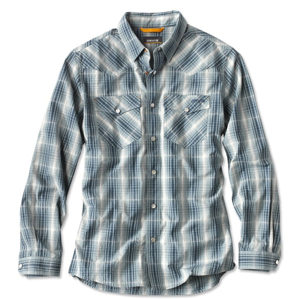 Orvis Men's Granite Peak Shirt L/S Dusty Blue