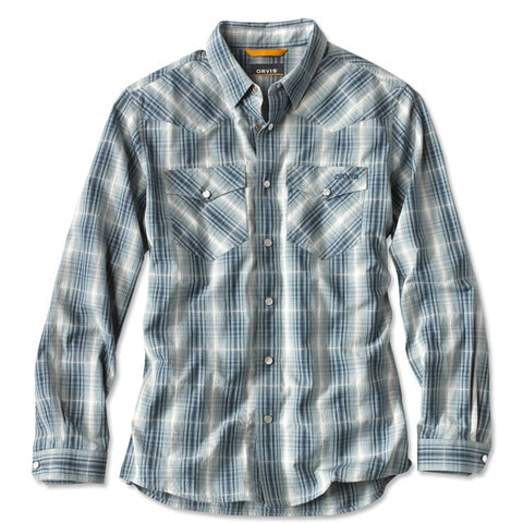 Orvis Men's Granite Peak Shirt L/S Dusty Blue