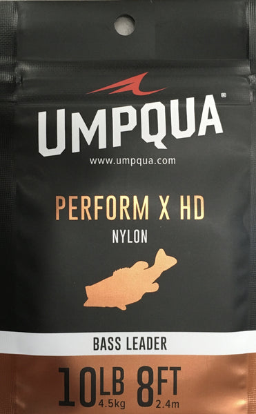 Umpqua Perform X HD Bass Bug Leader 10lb 8ft