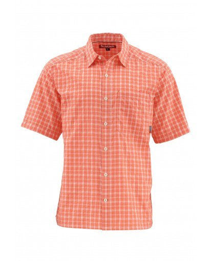 Simms Men's Morada SS Shirt/Hibiscus Plaid