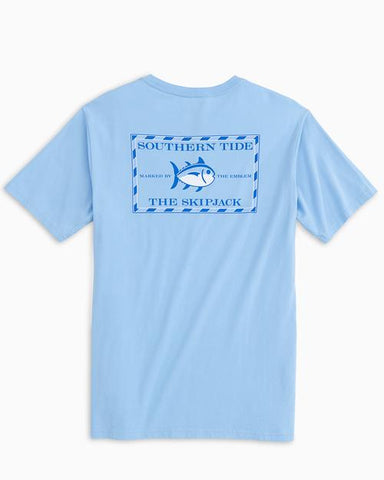 Southern Tide Men's Original Skipjack Short Sleeve T-Shirt / Ocean Channel