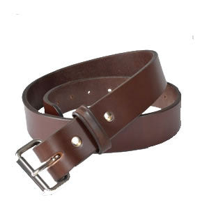 P&B Harness Full Grain Leather Belts/Brown #310