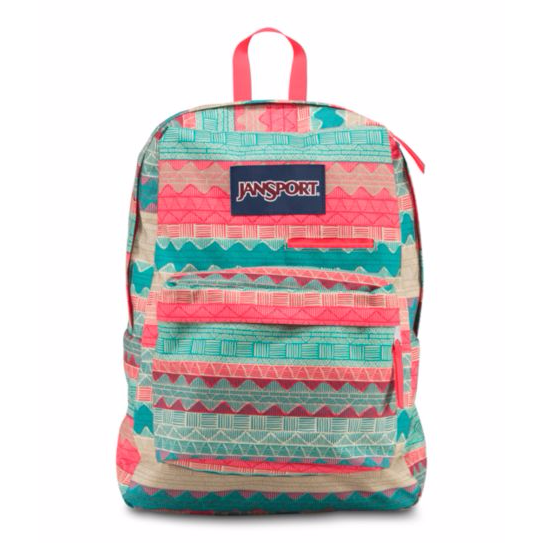 Jansport Digibreak Backpack Malt Tan Boho Stripe Andy Thornal Company