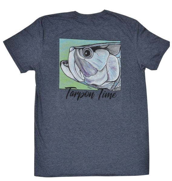 Andy Thornal Company "Tarpon Time" T-Shirt/Heather Navy