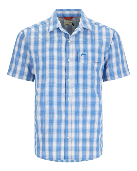 Simms Big Sky S/S Shirt/Bright Blue