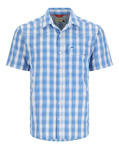 Simms Big Sky S/S Shirt/Bright Blue