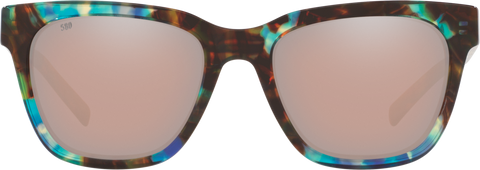 Costa Del Mar Coquina Sunglasses - Shiny Ocean Tortoise/Silver Mirror 580G