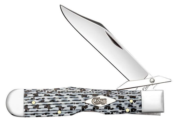 Case Black and White Carbon Fiber Weave Cheetah