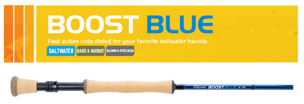 Echo Boost Blue Fly Rod - 9' 9wt