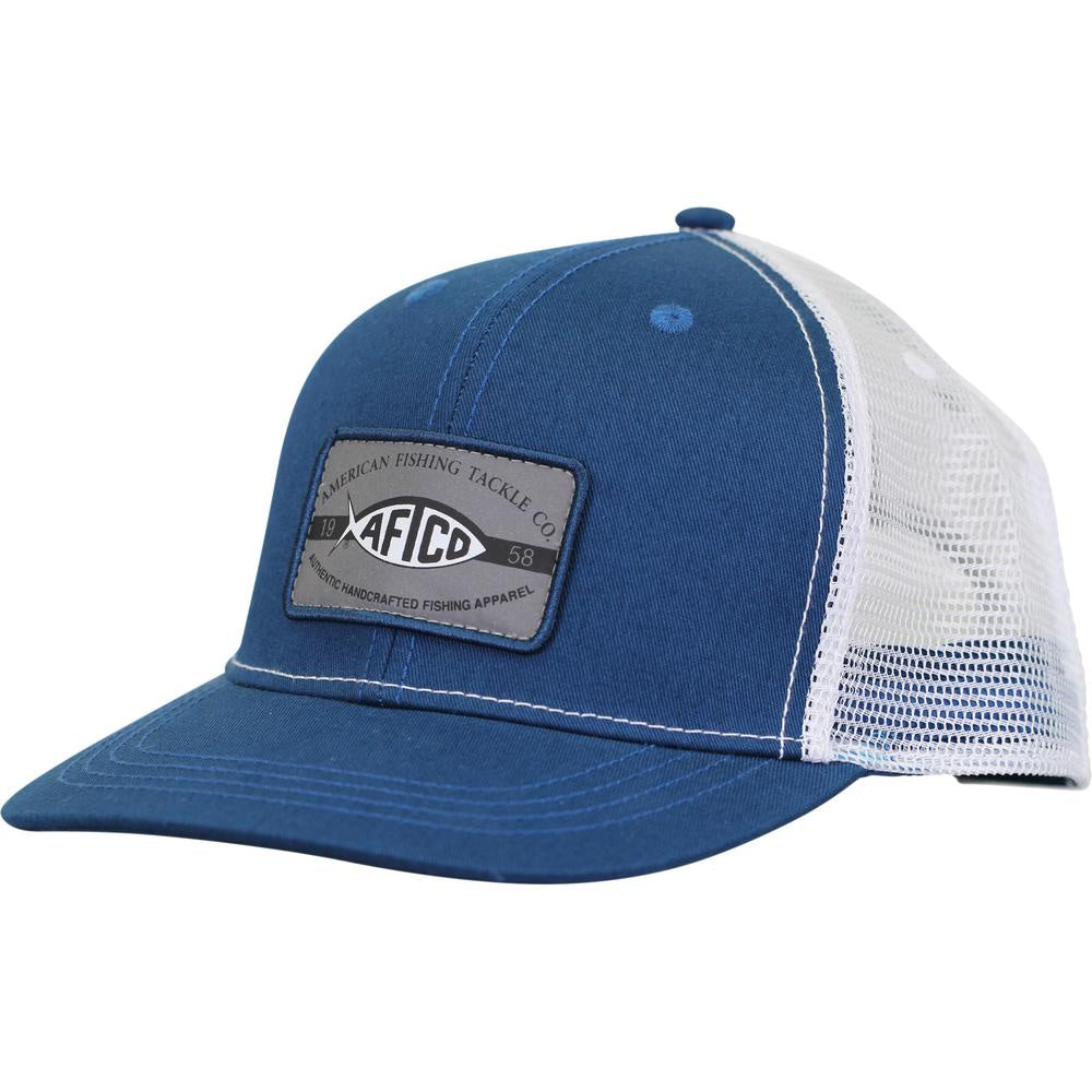 AFTCO Patch Trucker Hat/Blue Steel