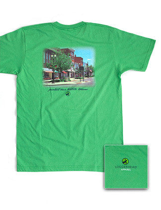 Loggerhead Mens S/S Mission Towns Tee/Grass Green