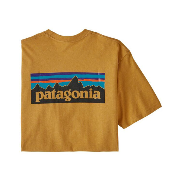 Patagonia Men's P-6 Logo Pocket Responsibili-Tee/Glyph Gold