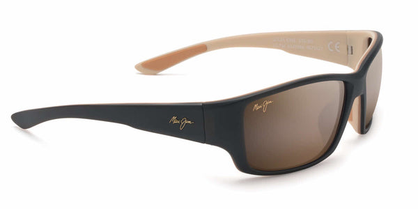 Maui Jim Local Kine Sunglasses - Matte Dark Translucent Brown-Cream/HCL Bronze