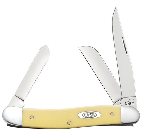 Case Synthetic Yellow Medium Stockman Knife