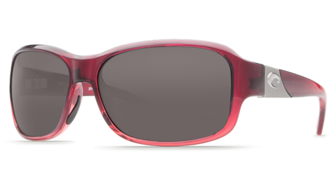 Costa Del Mar Inlet Sunglasses - Pomegranate Fade/Gray 580P