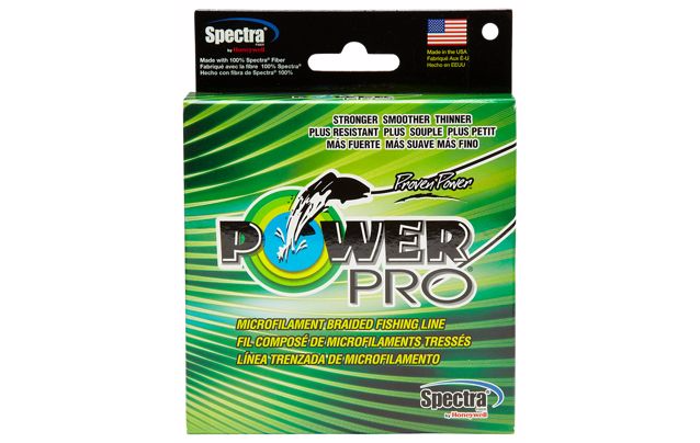 PowerPro Braided Spectra Fiber Microfilament Line 300 Yards - Moss Green - 80 lb.