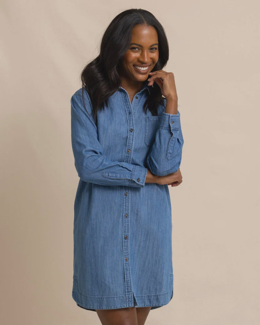 Southern Tide Cam Denim Dress - Andy Thornal Company Southern Tide Cam Denim Dress - Andy Thornal Company