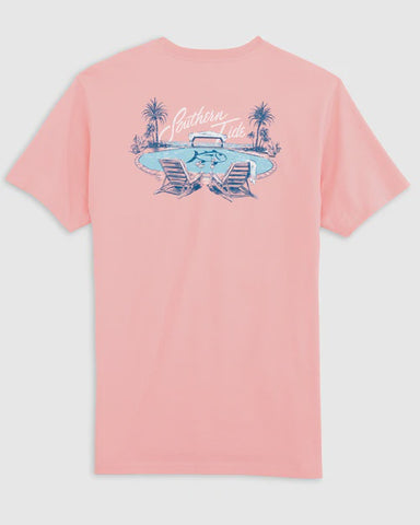 Southern Tide SS Cocktails And Cabanas Tee Shirt