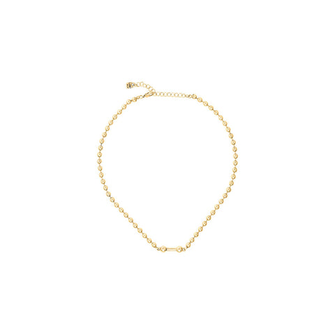 Uno de 50 Pick 1 Gold Plated Short Necklace