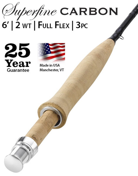 Orvis Superfine Carbo 602-3 Full Flex Fly Rod