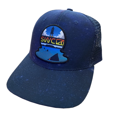 Skinny Water Culture Blast Off 6 Panel Mesh Back Hat/Navy