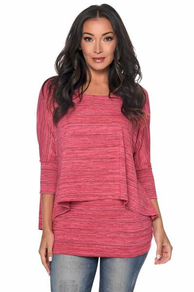 Isle Apparel Women's Double Layered Top/Amigos