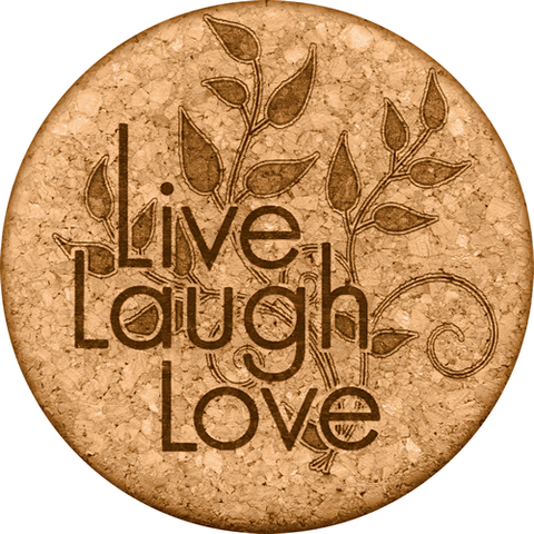 GrafixMat Live, Laugh, Love Coasters