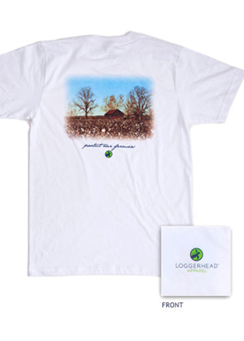 Loggerhead Mens S/S Mission Farmers Tee/White