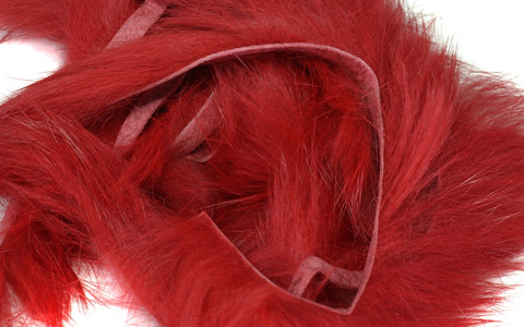 Hareline - Rabbit Strip - Red