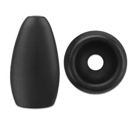 Eco Pro Black Tungsten Flippin Weights 1 oz