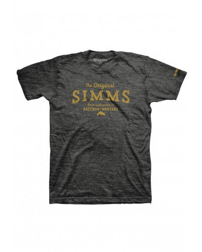 Simms Men's The Original T-Shirt/Charcoal Heather