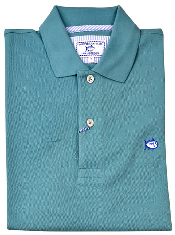 Southern Tide Men's SS Skipjack Polo/Porcelain