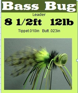ATC Bass Bug Leader 8 1/2ft 12lb