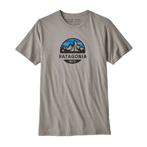 Patagonia Men's Fitz Roy Scope Organic Cotton T-Shirt/Feather Grey